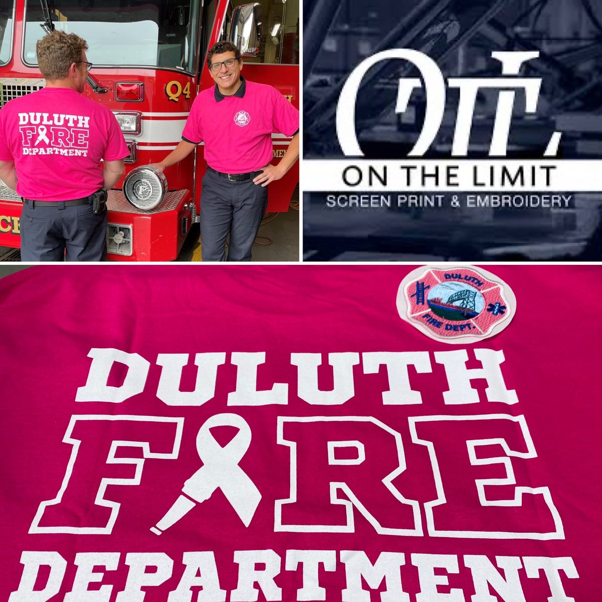 StLukesFdn's tweet photo. So far you have helped Duluth Minnesota Fire Department and On The Limit raise $1,200 for St. Luke’s Breast Center! Thank you!

These pink DFD t-shirts and patches are still available for purchase and will continue to support the cause. 

https://t.co/yMwtkO0uoH https://t.co/T1UTV7MHzn