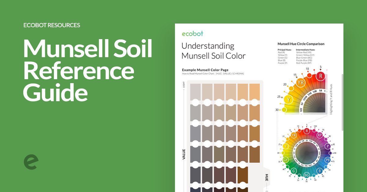 Yesterday was #WorldSoilDay. How are your soil ID skills? 

Check out Ecobot's free Munsell Soil Reference Guide! ecobot.com/blog/soil-reso…