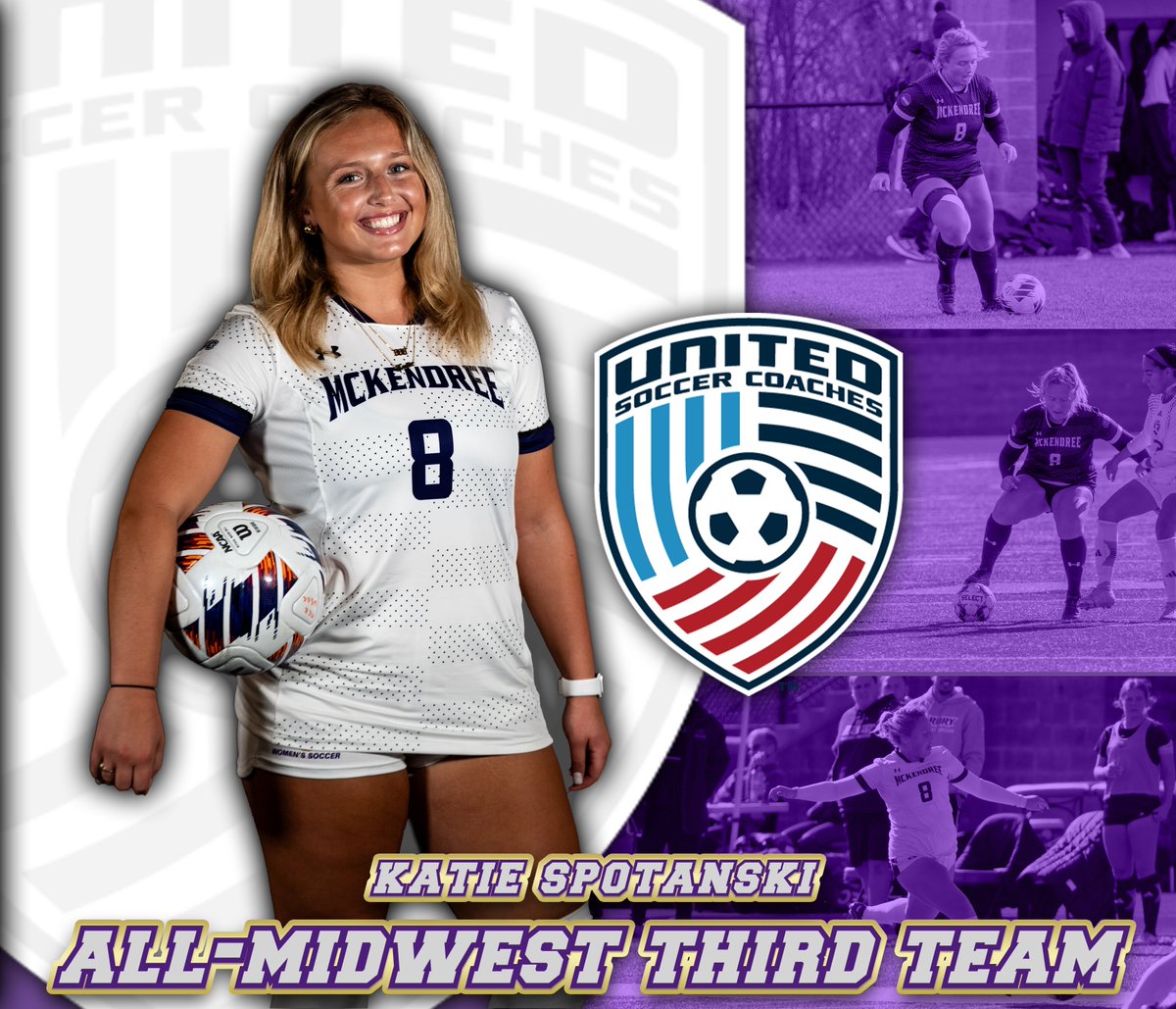 McKendree Bearcats (@mckbearcats) on Twitter photo 🐾⚽ALL-MIDWEST REGION⚽🐾
<a href="/MckendreeWSOC/">McK Women's Soccer</a> tallies three on <a href="/UnitedCoaches/">United Soccer Coaches</a> All-Midwest teams as Morgan Bova, Anna Stiffler, and Katie Spotanski each earned postseason recognition!
🔗📰bit.ly/3uMXoxw
#BearcatsUnleashed #D2wsoc #GLVCwsoc 🐾⚽ALL-MIDWEST REGION⚽🐾
<a href="/MckendreeWSOC/">McK Women's Soccer</a> tallies three on <a href="/UnitedCoaches/">United Soccer Coaches</a> All-Midwest teams as Morgan Bova, Anna Stiffler, and Katie Spotanski each earned postseason recognition!
🔗📰bit.ly/3uMXoxw
#BearcatsUnleashed #D2wsoc #GLVCwsoc