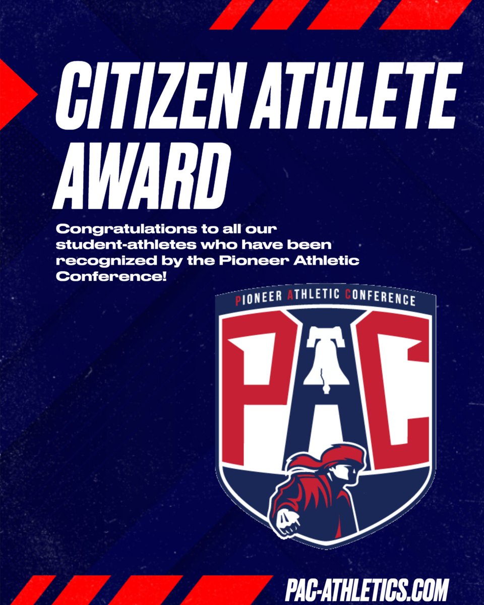 Congrats to the fall winners of the PAC's Citizen Athlete Award! pac-athletics.com/citizen-athlet…