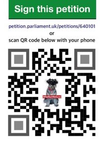 #ScanMe to SIGN THE PETITION petition.parliament.uk/petitions/6401… Our #dogs and #cats are not property & should not be treated like 2nd hand goods when they are family members. The law must reflect their companionship & unconditional love, they are priceless & irreplaceable! #PetTheftReform