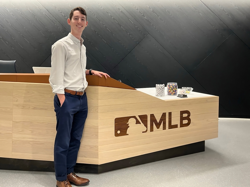 Career Q&A with Senior Computer Science Major Josh Leeman. Leeman received support for his internship applications and interviews from the @UMDCareerCenter and clinched a @MLB internship this past summer. #InternshipSuccess⚾ Read more: go.umd.edu/Leeman