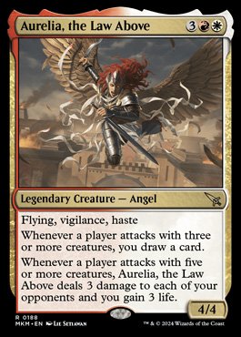 Why isn't anyone talking about new Aurelia?!? #MTGKarlov #MTGMKM