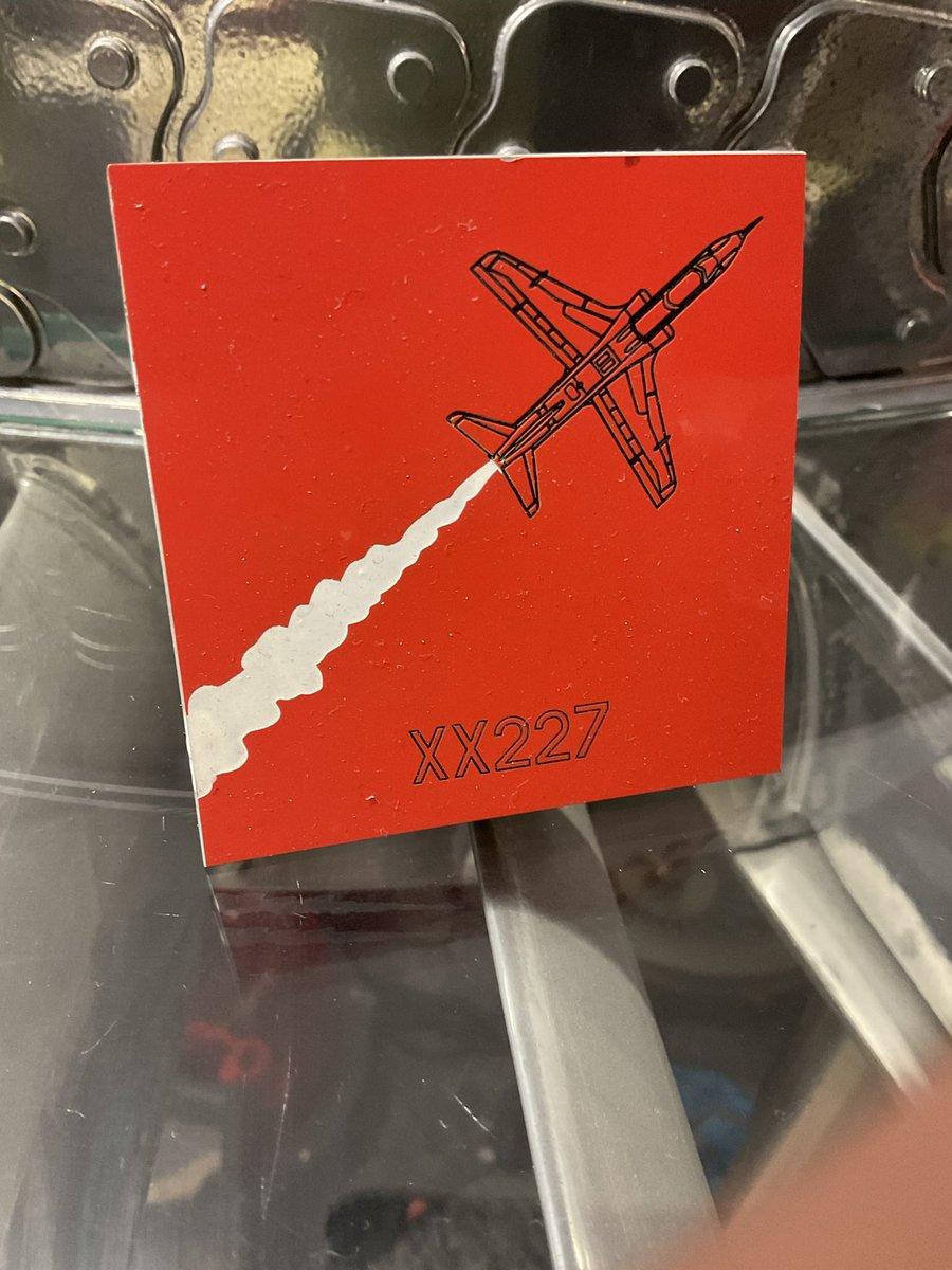 Aerotiques's tweet image. Remember our #RedArrow wing table back in the summer?  The offcuts are very nearly ready too. They’ll be on sale exclusively to our members from tomorrow. Sign up (for free, no spam) via our homepage aerotiques.co.uk #XX227 #BAeHawk