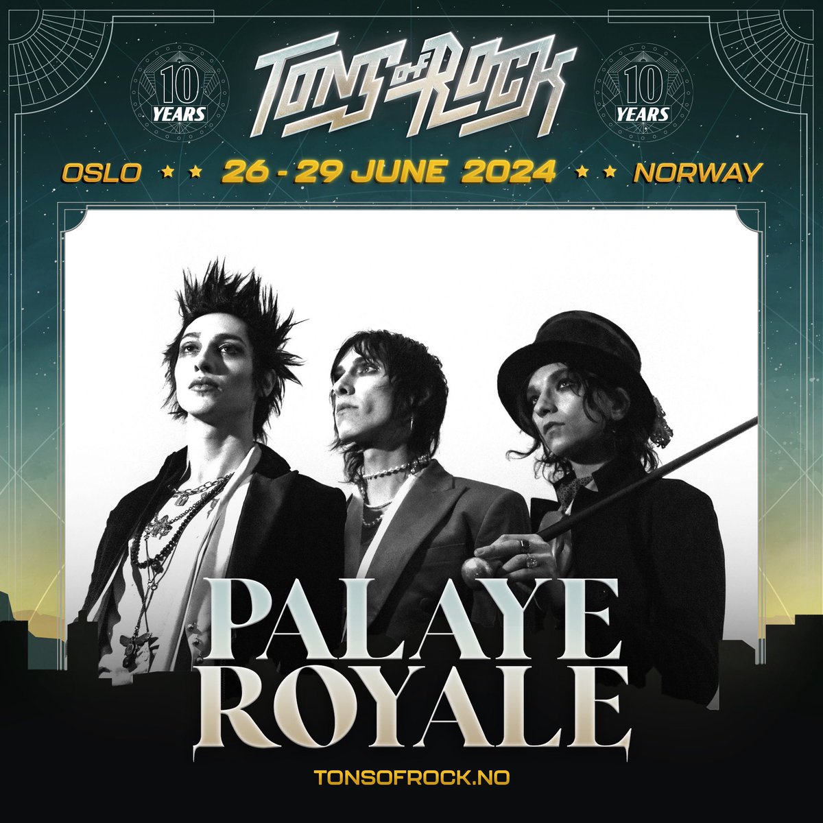 Norway! We will see you in June. 🇳🇴 
@tonsofrock