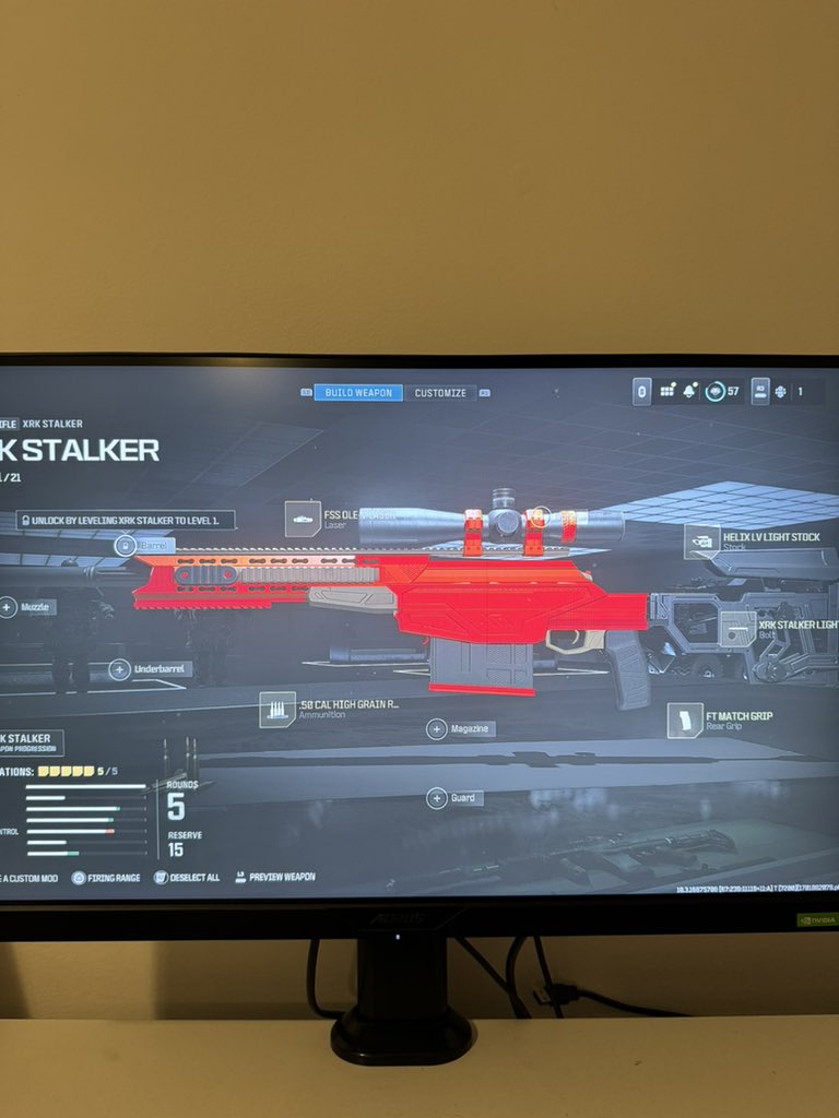 RealRwzr's tweet photo. Someone help!!!! It’s not letting me put a barrel on and the “no stock” stock is doing the same…. https://t.co/xxryEGG1eb