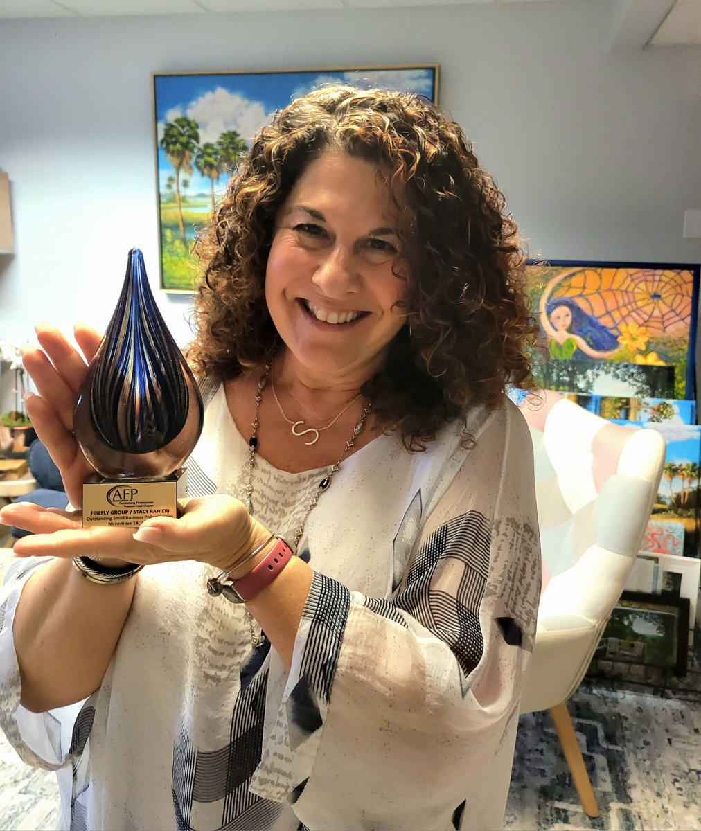 FireflyGroupPR's tweet image. The Firefly Group is glowing with pride to have received the 2023 Outstanding Small Business Philanthropist Award from the Treasure Coast Chapter of the Association of Fundraising Professionals. Read the buzz on our website here: fireflyforyou.com/view-news.html…