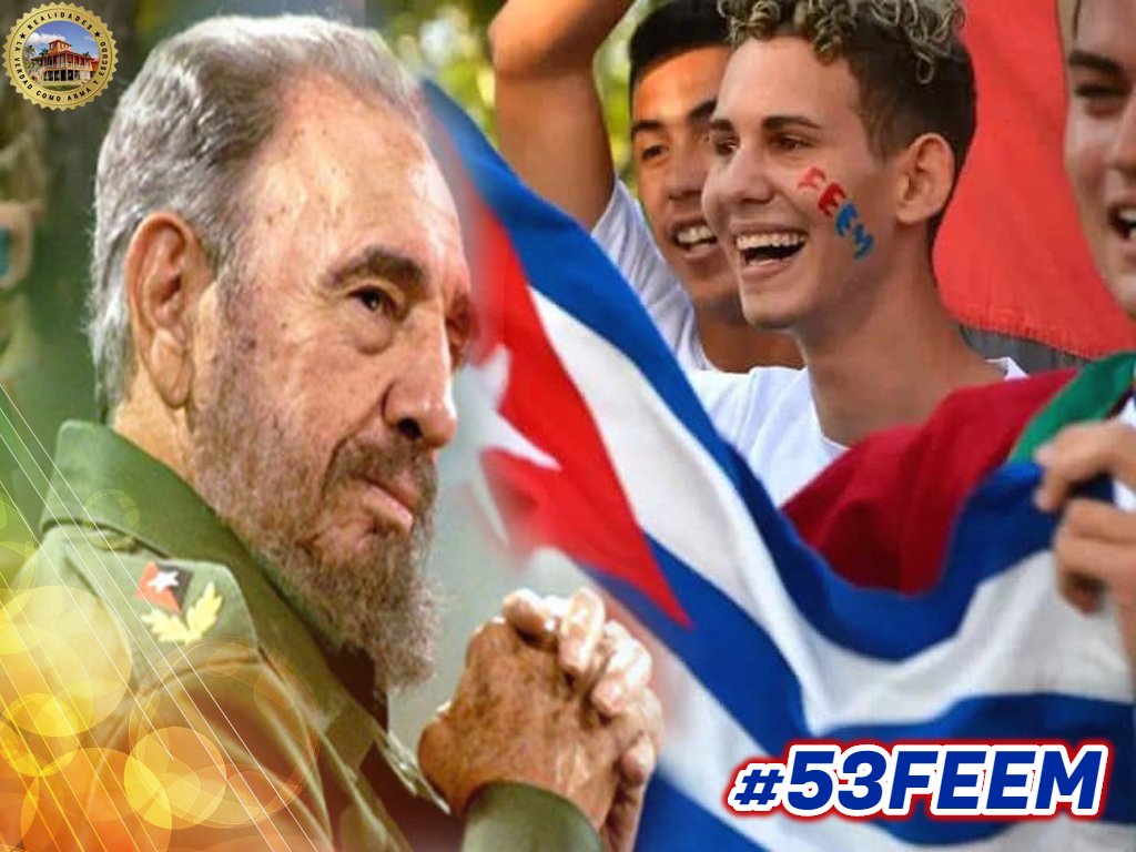 manuelramire97's tweet photo. Felicidades a todos los miembros de esta organización #53FEEM https://t.co/y4a3ejApGB