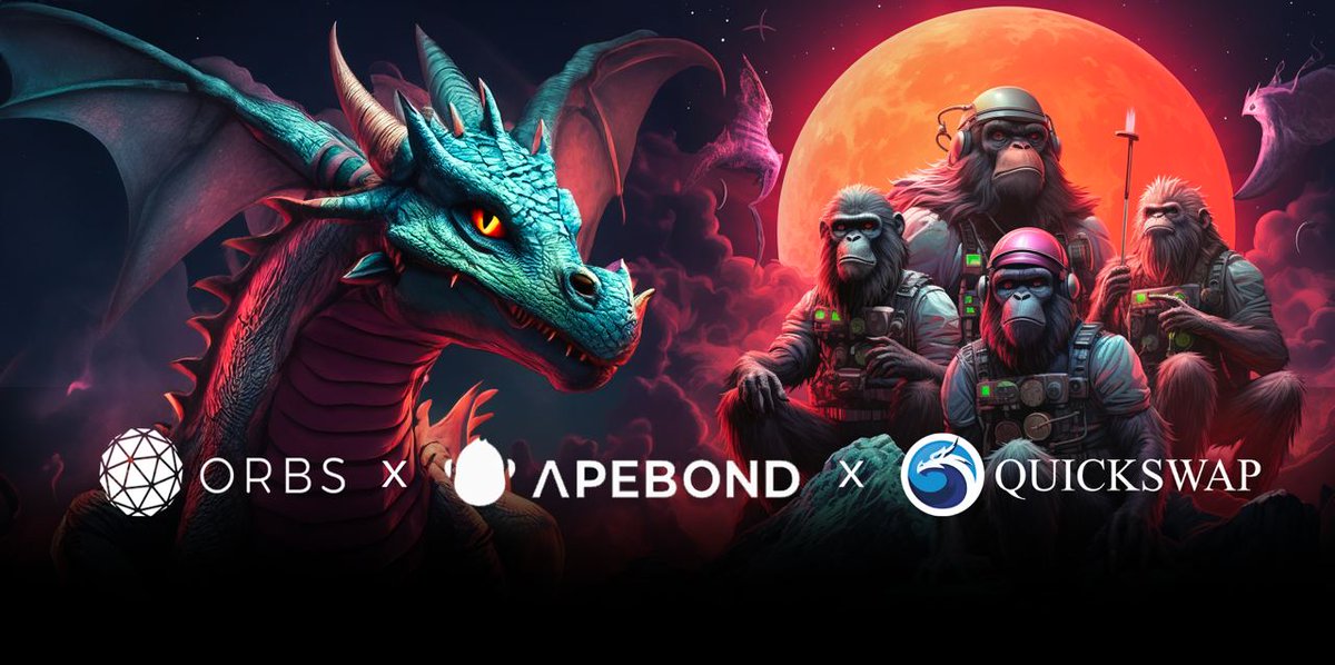 Orbs is excited to be a launch partner of <a href="/QuickswapDEX/">QuickSwap 🐲 DragonFi 2.0</a>  Bonds by Apebond!🌐💫

Read all about it here:
orbs.com/Unveiling-Quic…