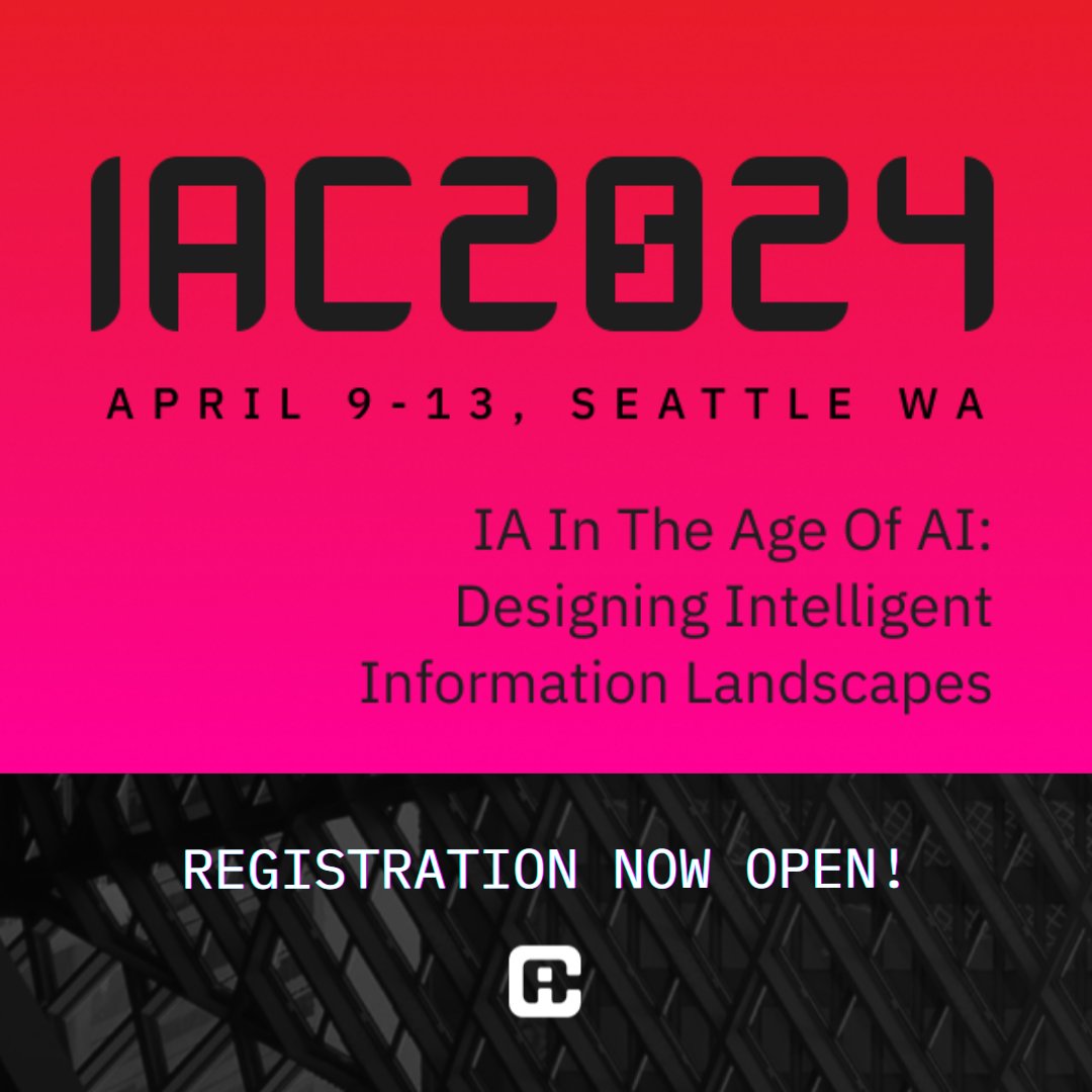 IAC - Information Architecture Conference #IAC26 tweet media