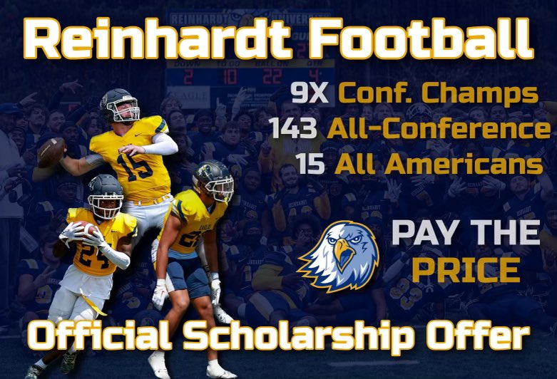 CadeGrinstead's tweet image. #AGTG blessed to receive an offer from Reinhardt University 
@Coach_Allen5 @KoachCheek @CoachCarviss @deucerecruiting @RecruitGeorgia