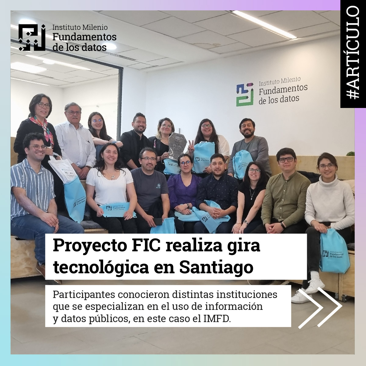 📌A fines de octubre, una delegación liderada por académicos de la <a href="/udeconcepcion/">Universidad de Concepción</a>  y funcionarios municipales de la región del Biobío visitaron la RM en el marco del Proyecto “Plan Estadístico para la toma de Decisión Regional”, donde conocieron el #IMFD en el <a href="/CentroinnovaUC/">Centro de Innovación UC</a>.