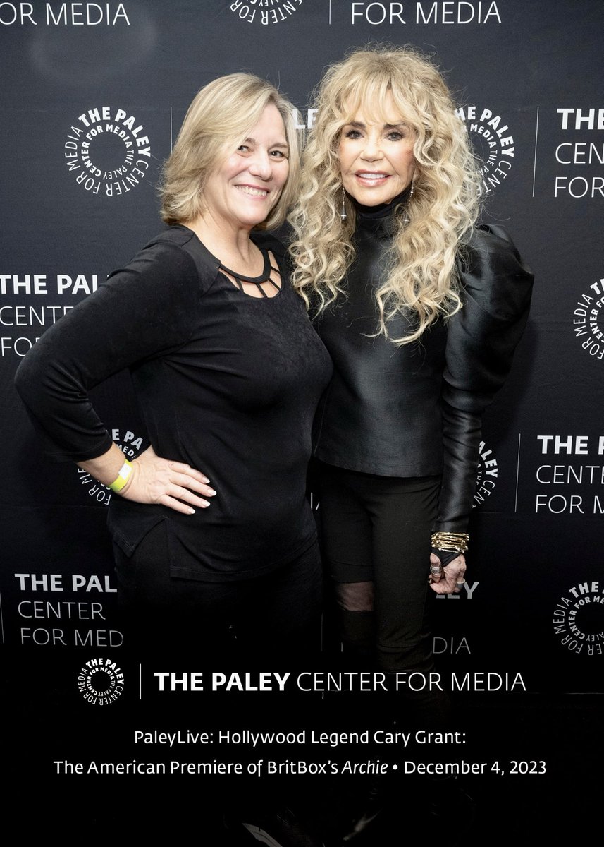 What a pleasure to meet the legendary actress/director/writer/producer ⁦@Dyan_Cannon⁩ at the premiere of the upcoming tv series “Archie” on ⁦@BritBox_US⁩ about the life of #CaryGrant ⁦@paleycenter⁩. Must see tv!