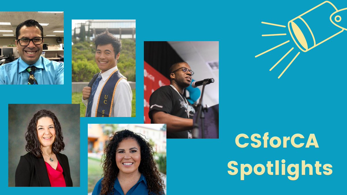 CSforCA's tweet image. This #CSEdWeek, we're celebrating #CSHeroes because the #ImpactsofComputing go far beyond the technology sector.
Check out some of California's CSHeroes & send us a message if you work in CA and have a story to tell! #CSforCA
csforca.org/category/spotl…