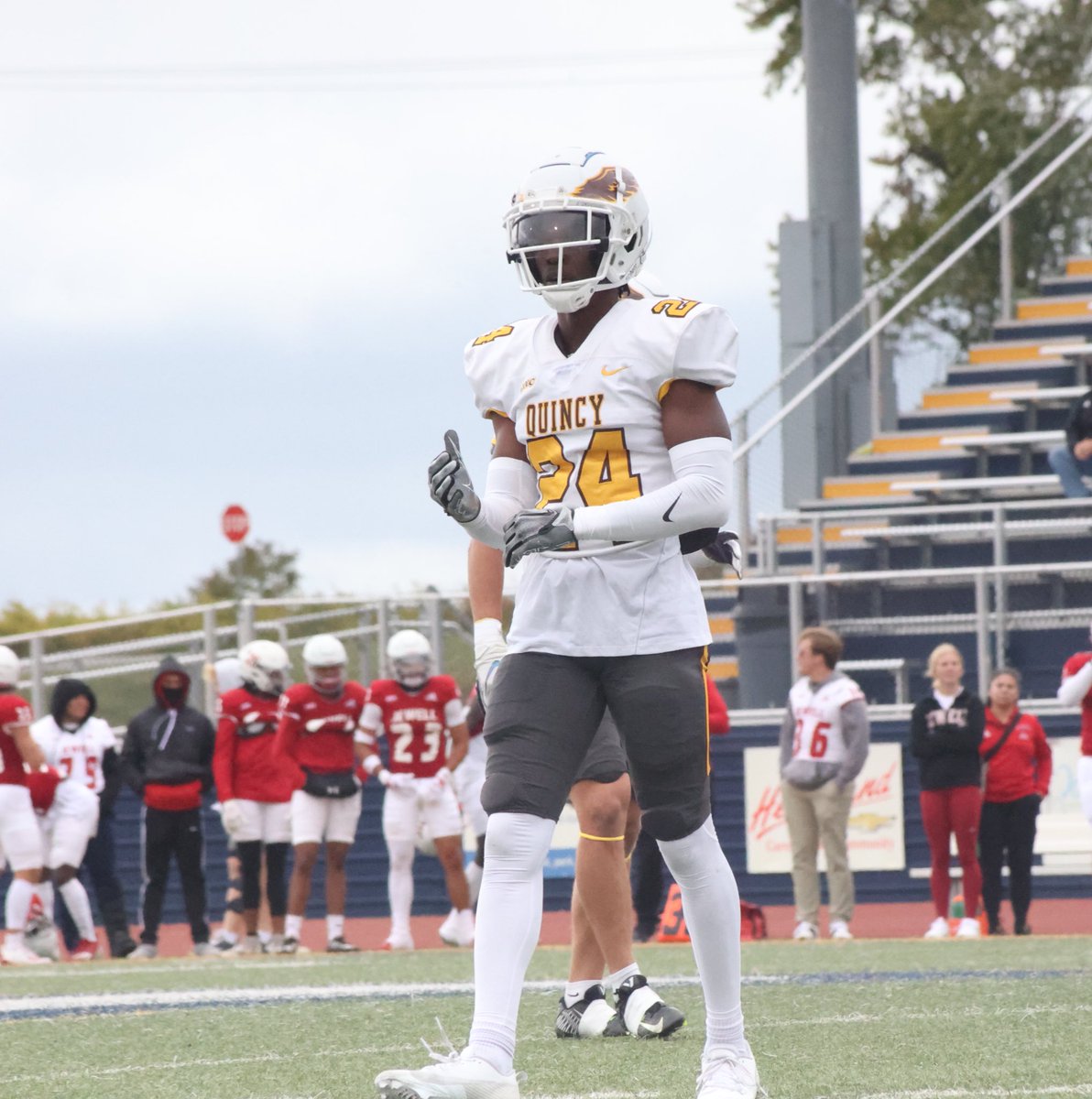 Jgraves_11's tweet photo. Thank you coaches and teammates at Quincy University! I will be entering the transfer portal with 1 year of eligibility left plus a redshirt . 

6’1 180
2 year starter for #1 Defense in the Glvc https://t.co/7S1x6KzDCq