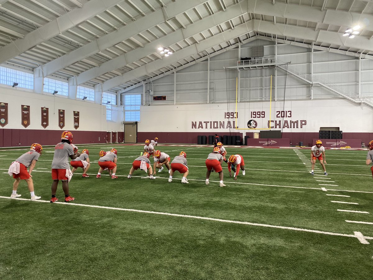 Beyond thankful for <a href="/FSUFootball/">FSU Football</a> and <a href="/Seminoles/">FSU Seminoles</a> Athletics to lend their indoor practice facility! <a href="/CCCMaraudersFB/">CCC Marauders Football</a> will compete for a STATE TITLE on Thursday at 10 am. #DoTheWork