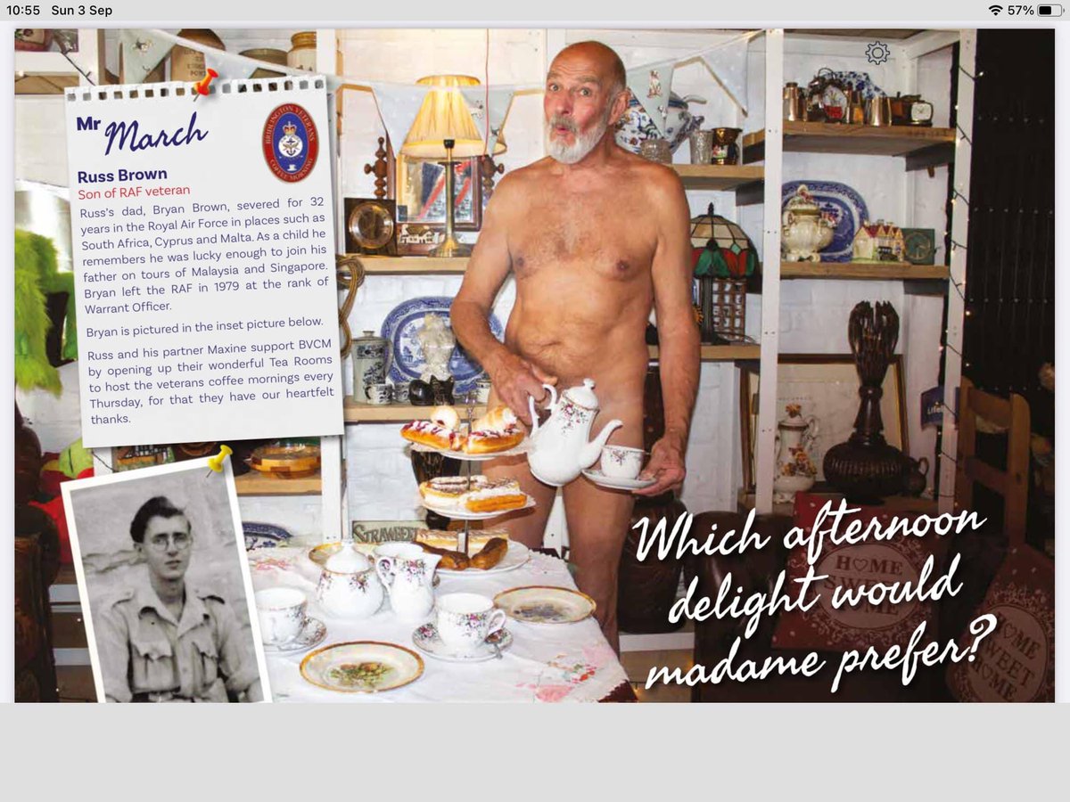 brid_veterans's tweet photo. @theJeremyVine can you help us? Bridlington veterans have done a calendar girls style calendar in aid of  Parkinsons UK over £5K raised so far. Privates on Parade 2024 https://t.co/8Mc16X6Nml