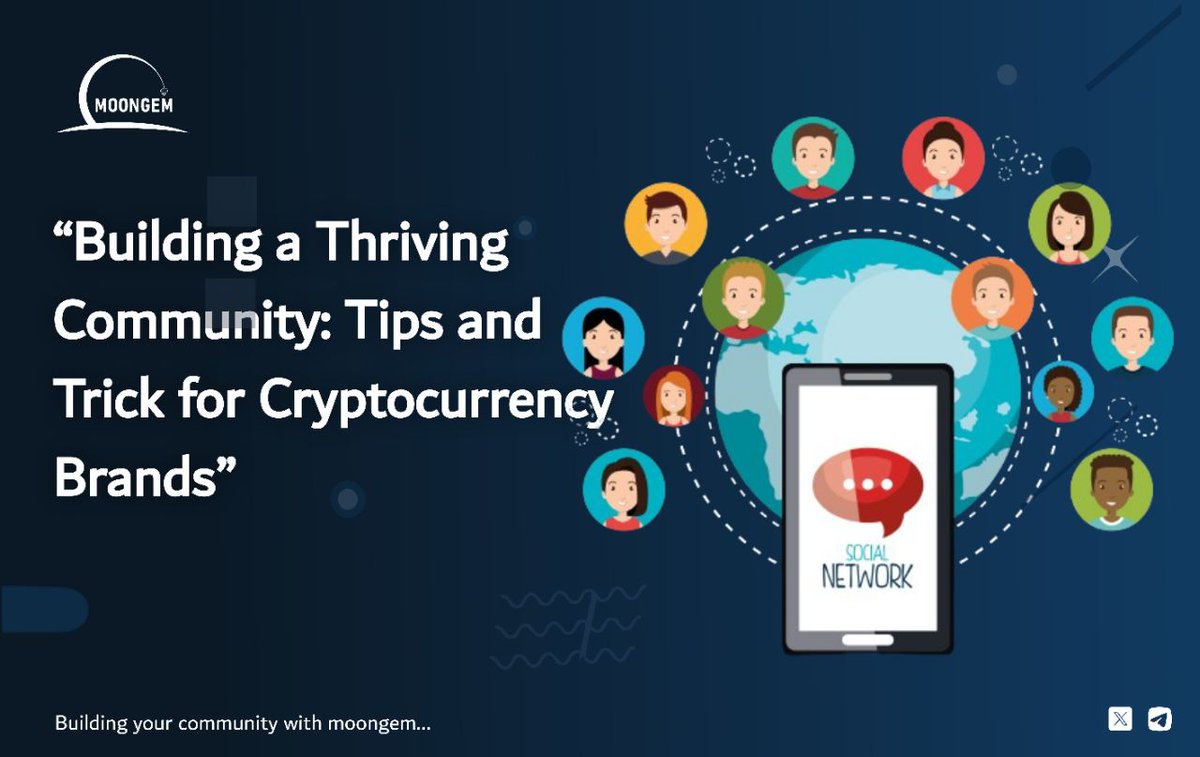 mungem_'s tweet photo. "🚀 Want to build a thriving community for your cryptocurrency brand? Here are some top tips and tricks:

 1. Foster engagement through AMA sessions.

 2. Create valuable, educational content. 

3. Encourage active participation with rewards and incentives. #CryptoCommunity https://t.co/9PGqswY41w