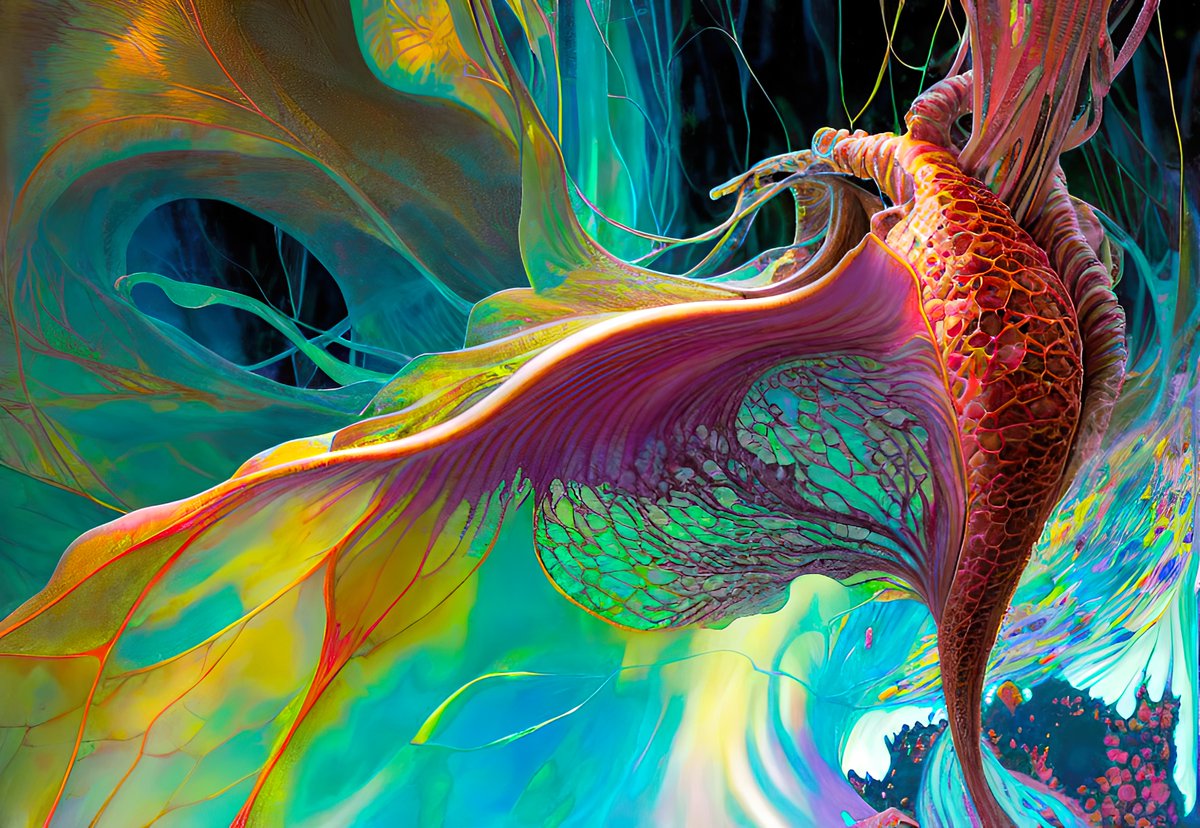 xalieri's tweet photo. An intimate look at alien tissues. Set 3. 1 of 3
#ACloserLook #TissueSamples #AlienBiopsy #GetRightUpClose #AltLife #WeirdArt #PsychologicalLandscape #ImSureItMustMeanSomething
#DarkArts #DigitalArt #AIAssistedArt #AIArt #WomboDream #StableDiffusion https://t.co/YGFv9JH45Q