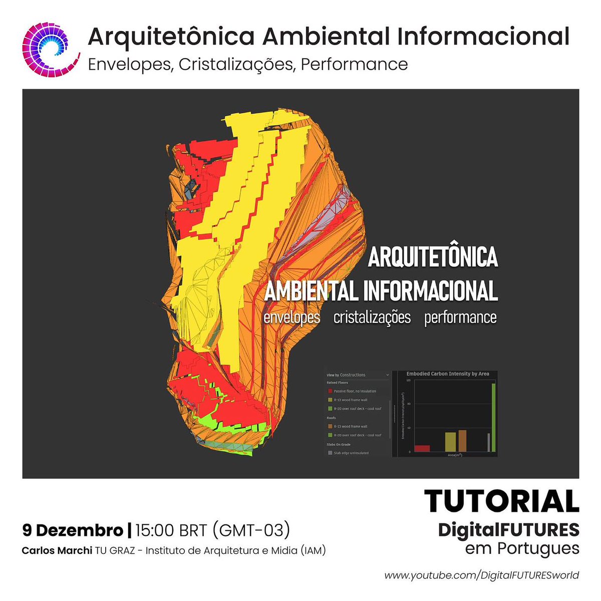 DigitalFUTURES (@_digitalfutures) on Twitter photo digitalfutures.international
This tutorial will explore how different computer techniques can be integrated complementary as tools that expand design capabilities -- Rhino atmosphere will be utilized inside.
Instrutor: Carlos Marchi
Language : Portuguese digitalfutures.international
This tutorial will explore how different computer techniques can be integrated complementary as tools that expand design capabilities -- Rhino atmosphere will be utilized inside.
Instrutor: Carlos Marchi
Language : Portuguese