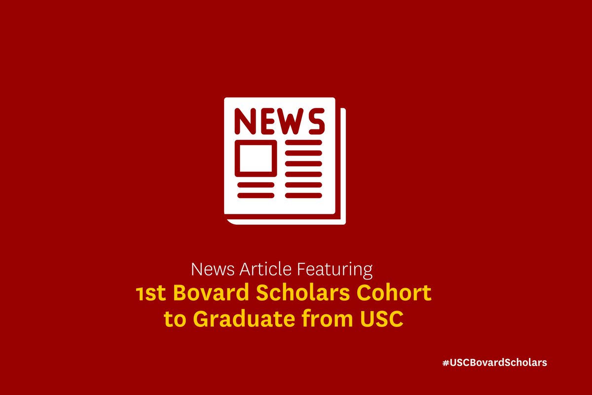 bovardscholars's tweet photo. The USC Bovard Scholars Program was initiated in 2017. Cohort 1 was composed of 49 scholars, and 17 of them picked USC as their alma mater. Cohort 1 scholars expressed how their Bovard community was foundational to their success. ✌️ #USCBovardScholars https://t.co/CPAZD6BNQ8