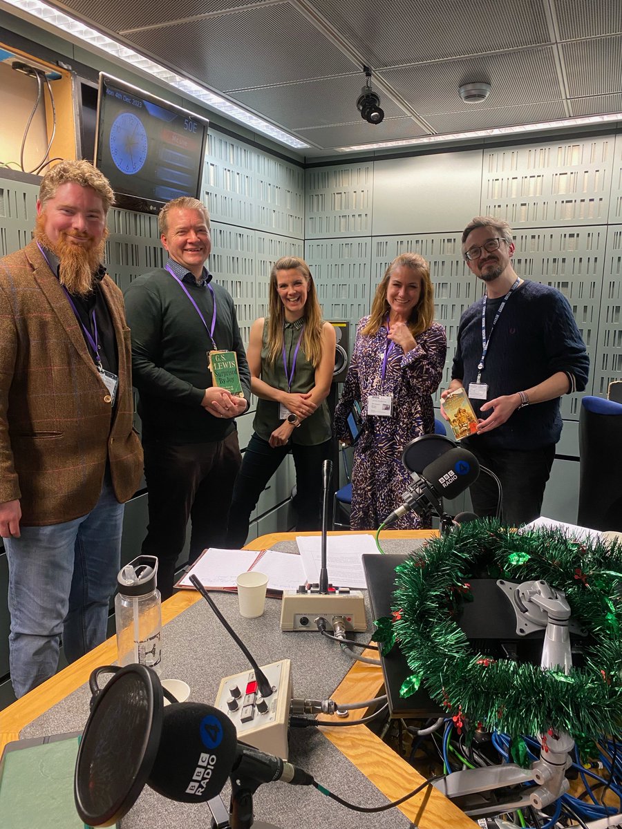 Tonight I'll be on <a href="/BBCRadio3/">BBC Radio 3</a> 
 discussing C.S. Lewis with three much more interesting guests. Freud! Narnia! The place of religion in public culture! The disembodied voice of Anthony Hopkins!
Tonight at 10pm, and then on the BBC's "Arts and Ideas" podcast feed.
