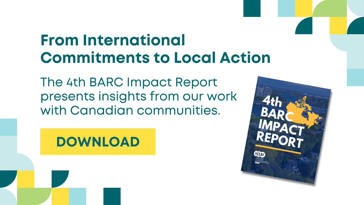 ICLEI_Canada's tweet photo. On the occasion of #CitiesDay and discussions on the role of cities at #COP28, we are proud to release our 4th BARC Impact Report highlighting our work to support #CanadianCities as they prepare and respond to a changing climate. Read the report: https://t.co/5hOZsLMK4F https://t.co/4Pvyo7GFFp