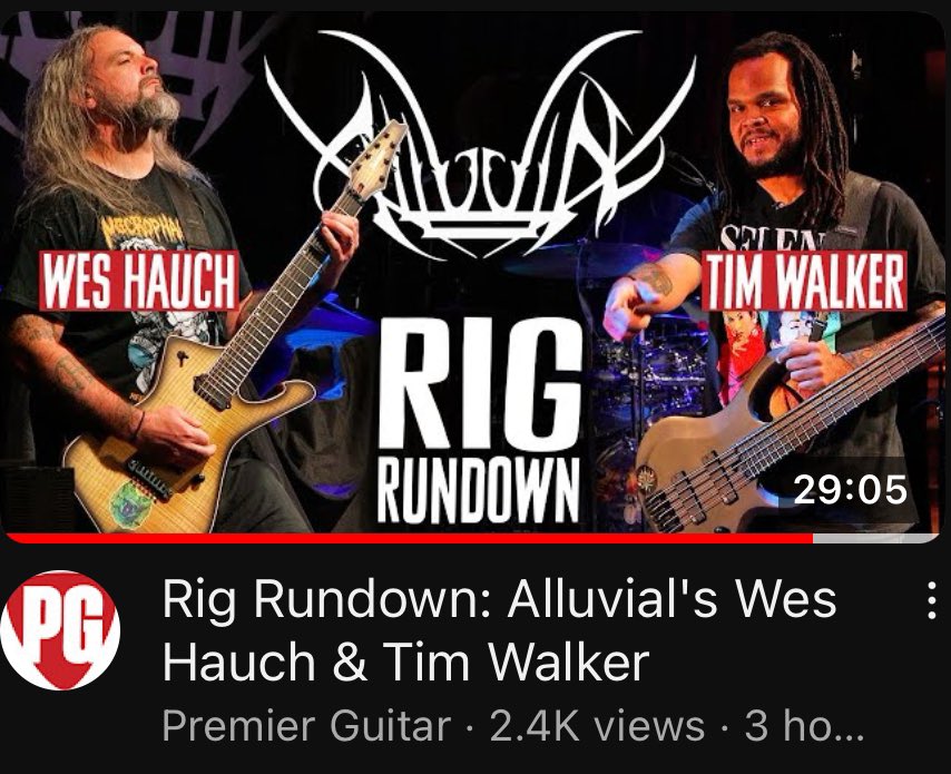 Timwalker7620's tweet image. Shoutout to @premierguitar for giving us the spotlight. Rig Rundown is up, go dig into it 

youtu.be/J0ijbvEsx8c?si…