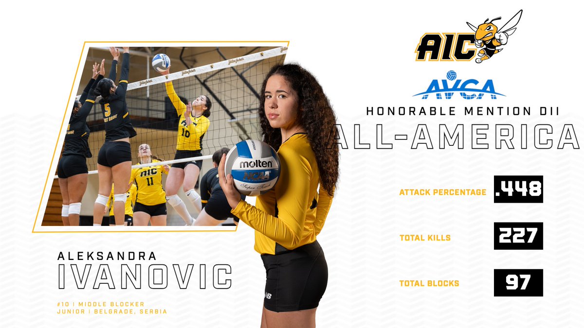 AIC Volleyball tweet media