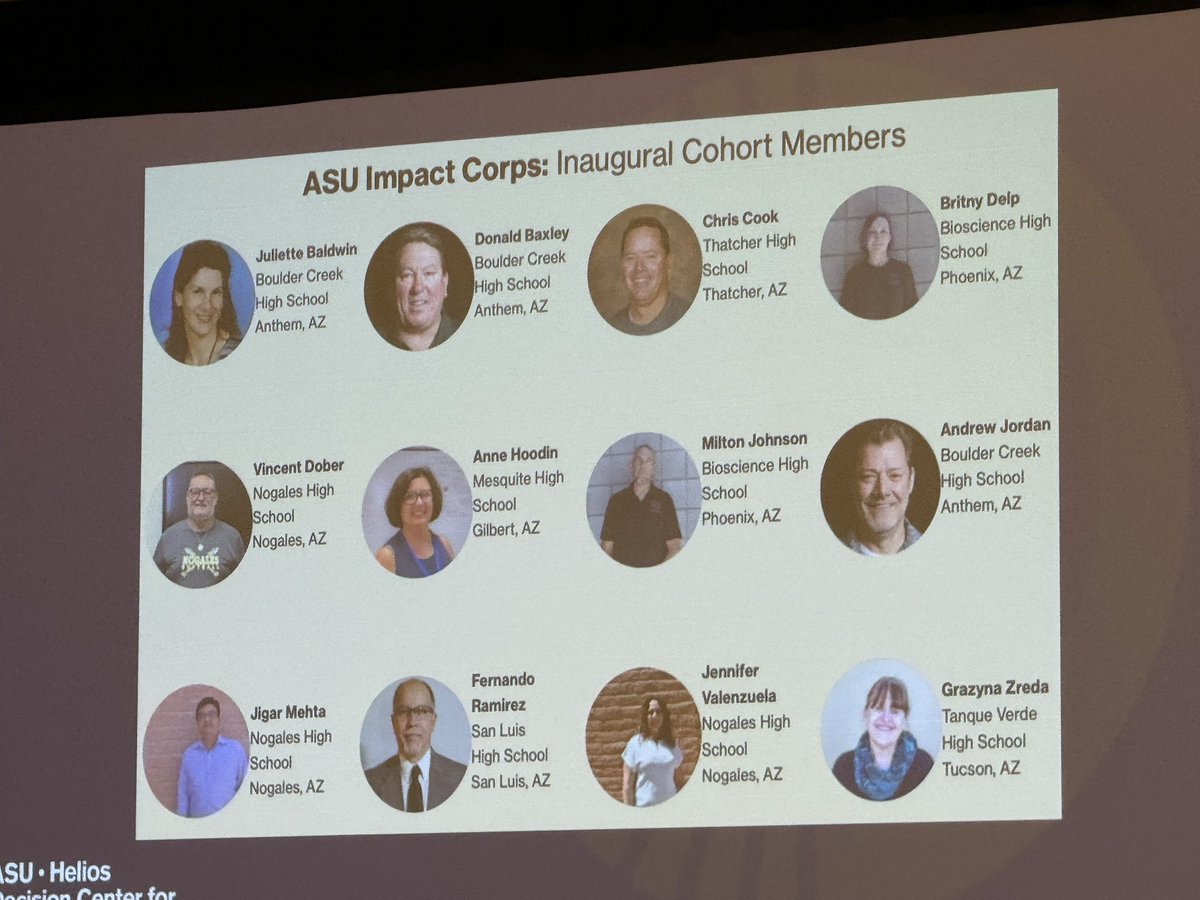 Three Boulder Creek HS <a href="/BCHS_DVUSD/">Boulder Creek High</a> <a href="/DVUSD/">Deer Valley Unified School District</a> teachers are showcased by the Helios Foundation at the <a href="/azsba_GR/">ASBA Gov Relations</a> ASBA Conference as some of the State’s best! #Jags