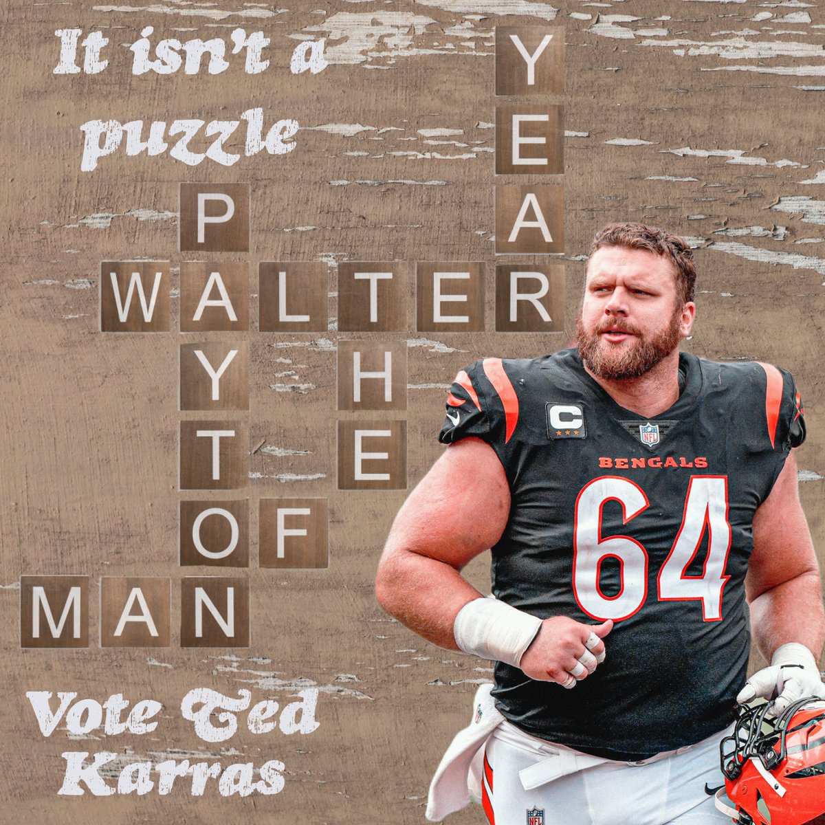 This isn’t a complicated puzzle… It’s simple… VOTE Ted Karras! #WPMOYChallenge Ted Karras