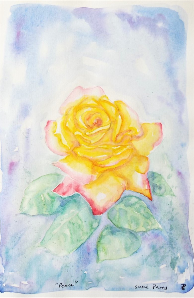 It's Day 6 of #ArtAdventCalendar and #RoseWednesday too so here's a Peace rose for my dear friends, to wish you all peace🌹🕊️🤍☮️ #Advent #artshare #December6 #Roses #ARoseADay #Wednesdayvibe #Peace #PeaceForAll #PeaceNotWar 🌹🕊️🤍☮️