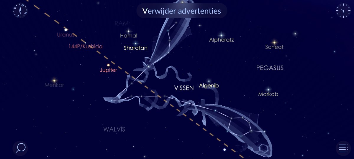 johan_klos's tweet photo. Goedenavond #Jupiter met 4 #manen en de #Vissen ernaast mooie helder nacht in #alblasserdam @waddensky_nl @phi48 weet niet of #uranus er ook op staat ??? @StadSterren #weerfoto https://t.co/aEJlhzUzNR
