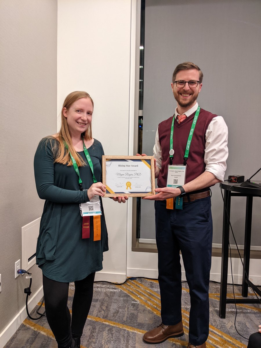TxSt_Psych's tweet photo. Congrats to Psych Asst Professor Dr. Megan Rogers who won the Association on Behavioral and Cognitive Therapies Suicide and Self-Injury Group Rising Star Award at their annual convention, Nov 16-19.🤩 @txstla @megan_l_rogers @txst_news https://t.co/6W9tRqw0uA