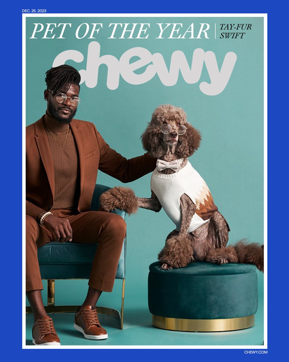 Chewy Magazine: We’d like to name you Pet of the Yea- Me: Can I bring my human.