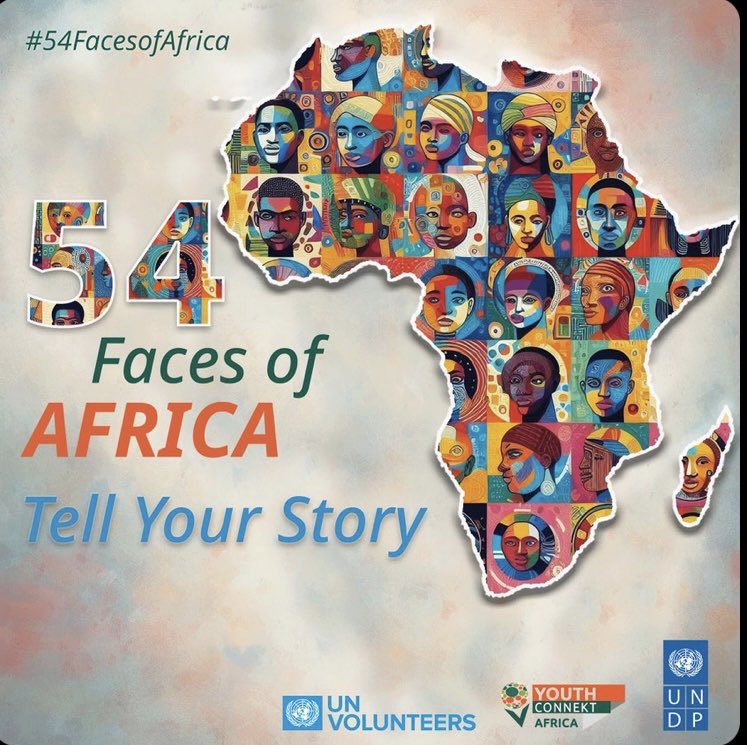 Participate in the #54FacesofAfrica campaign! Share your perspective on 'What does it mean to be African?' through a photo, video, or a 500-word article. Submit to 54facesaafrica@gmail.com. #YCA2023