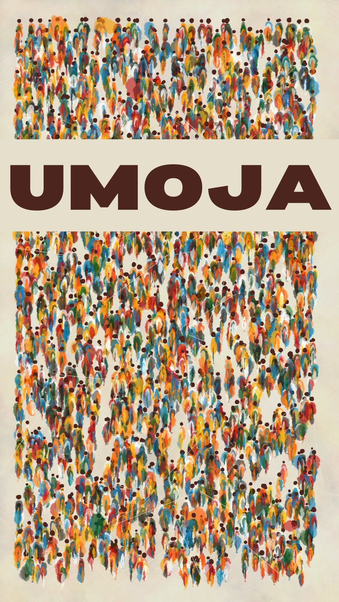 Introducing Umoja; the third, largest (yet) and fully on-chain long-form generative art project from the dynamic duo of <a href="/_KamauKamau/">Kamau Kamau</a> and <a href="/__IanWright__/">Ian Wright</a> 👨🏾‍💻👨🏾‍💻

In this thread, I'll dissect our most inspired project yet, the background, creative process and everything in between 🍿