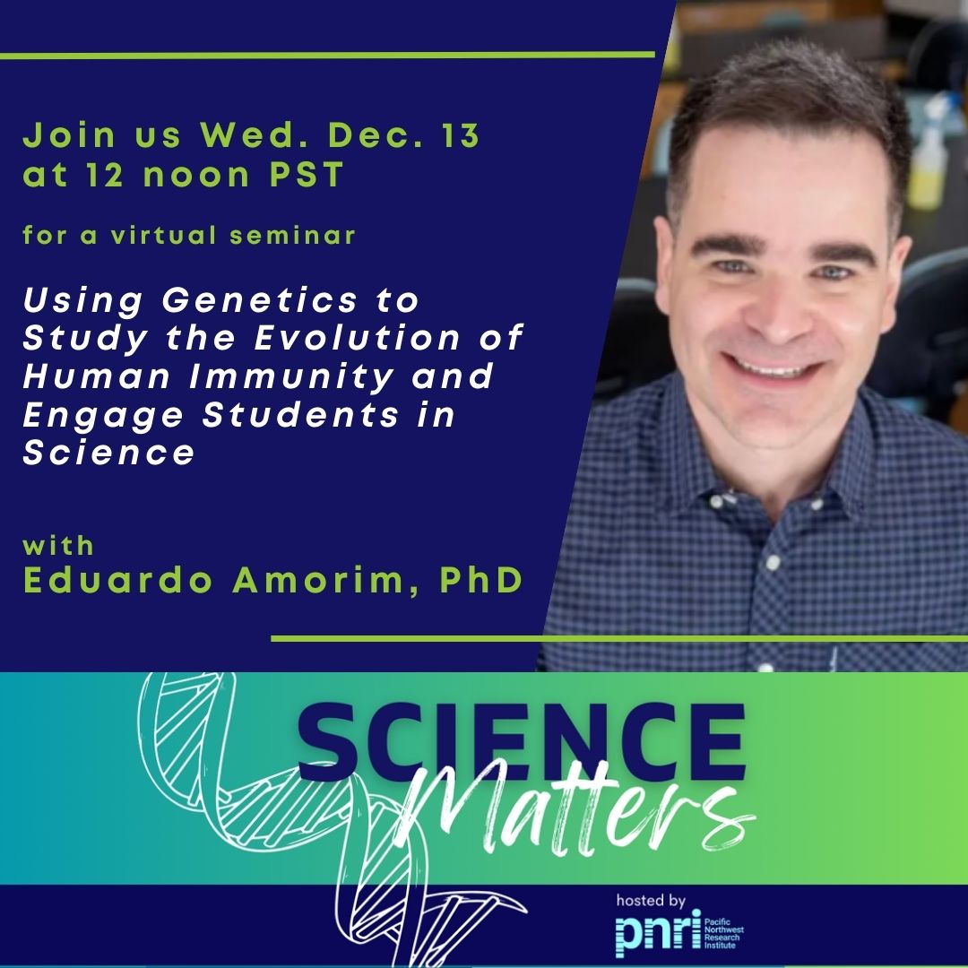 PNRIGenetics's tweet image. Join us Dec. 13 and discover how ancient DNA reveals clues about pathogen resistance traits. Dr. Eduardo Amorim of @csunorthridge will discuss this and the March Mammal Madness outreach program! 🧬 🔬Register today at: bit.ly/413twcn
#GeneticsSeminar #HumanImmunity