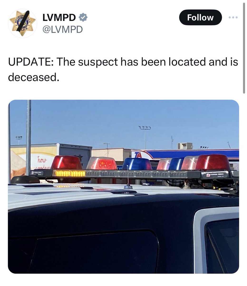 __NorthX's tweet photo. Suspect has Been Located and is Deceased
#UNLV #Nevada #LasVegas #Shooting #ActiveShooter #MassShooting #NV #BeamHall https://t.co/GsfMaGtaIv