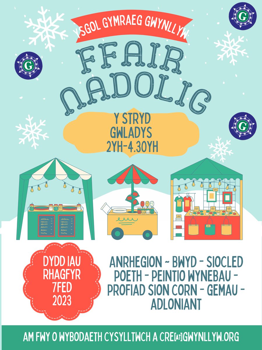 YGGBagloriaeth's tweet photo. Dewch i gefnogi Ffair Nadolig @YsgolGwynllyw yfory! Mae blwyddyn 10 wedi bod yn gweithio yn galed yn paratoi stondinau ar eich cyfer. Dewch am fargen, danteithion, gemau a chyfle i ennill gwobrau anhygoel! 🎅🎄 https://t.co/GPlapA13de