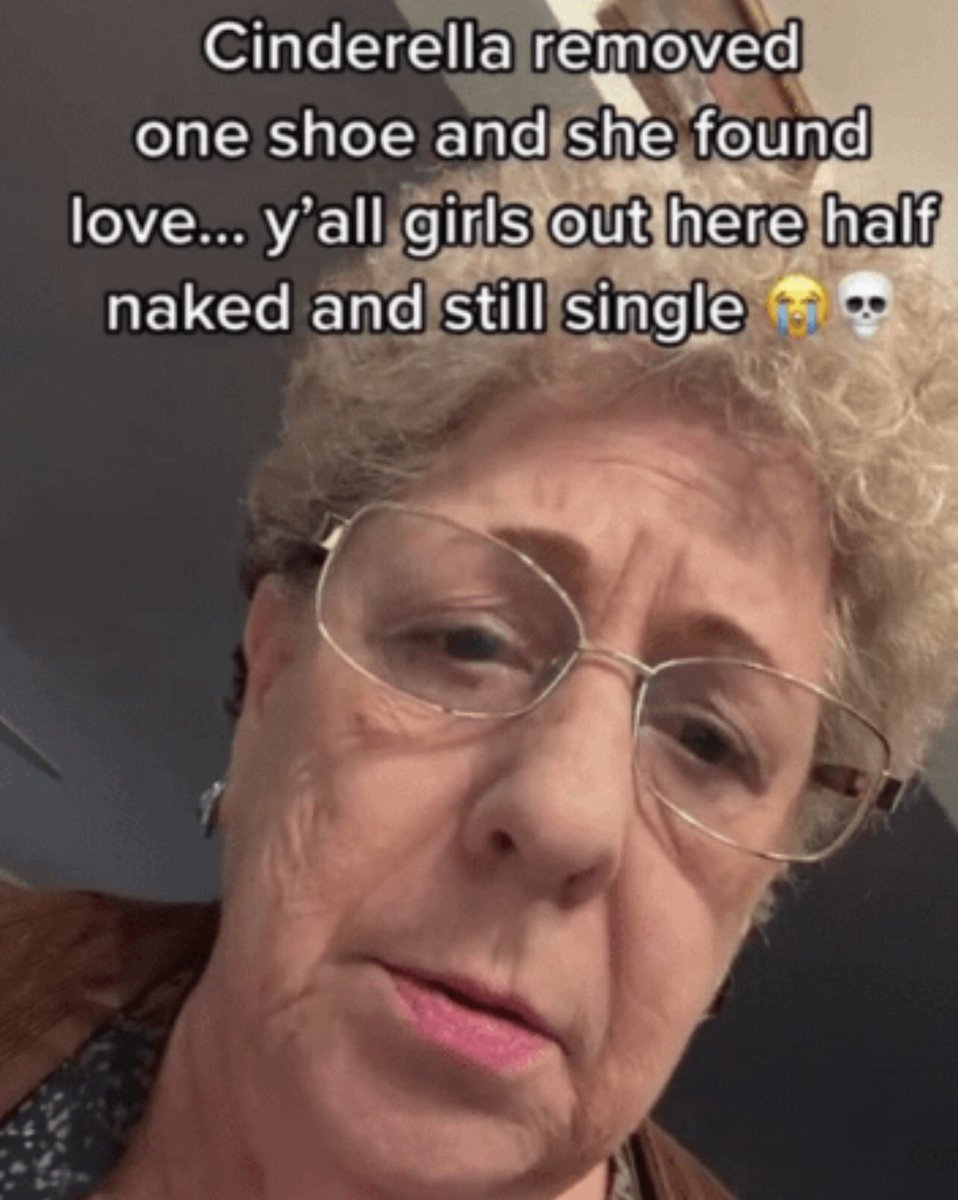 grandma is spitting 😭