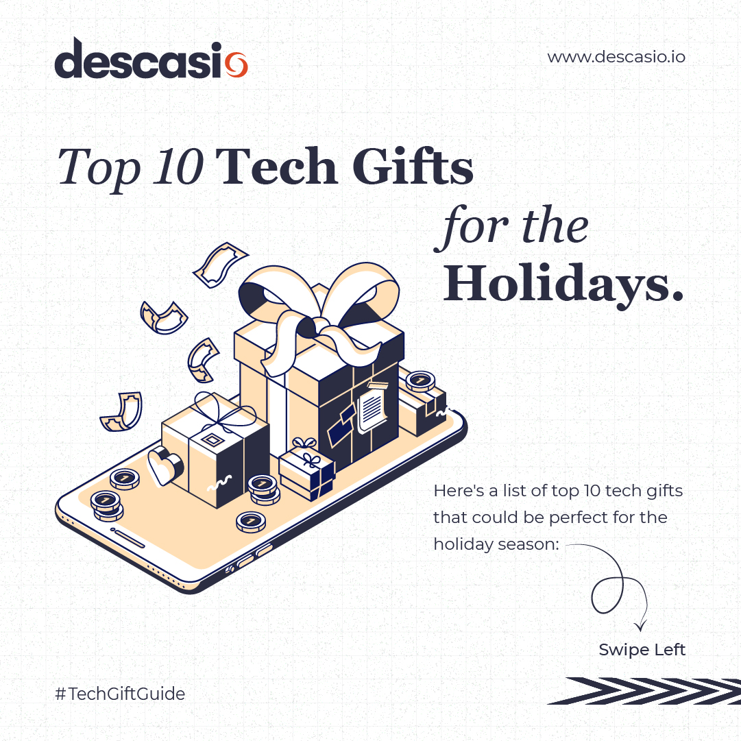 Descasiofficial's tweet image. &quot;🎁 Your ultimate tech gift guide is here! 

Discover the perfect presents that merge tech and joy this festive season. 

Which gift are you getting?

#TechGiftGuide #tech #technology #holiday