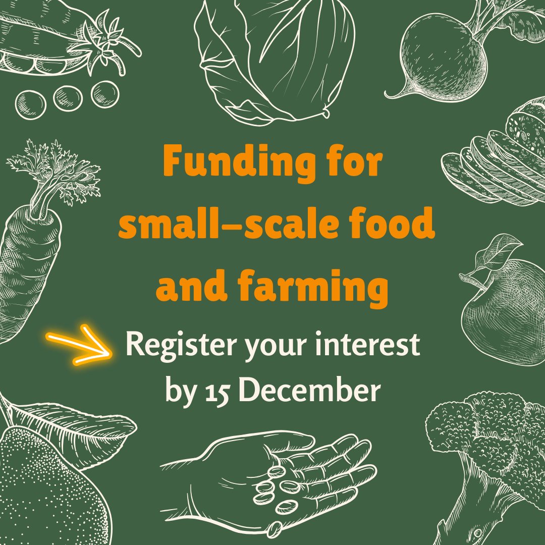 🧵Agroecological and community food businesses - please register your interest in the next round of LEAP funding by Friday 15 December 2023 🧵

realfarming.org/programmes/lea…