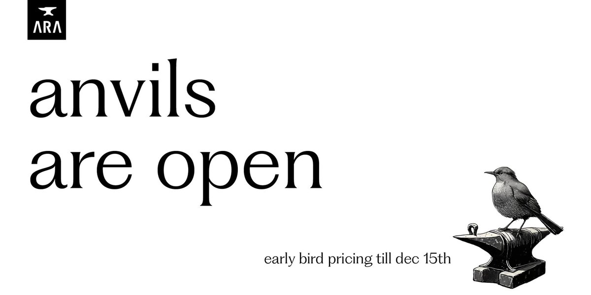 Black Friday? Done.
Cyber Monday? Over.
Early Bird Anvil Pricing? From now until December 15th.

❌ Don’t miss out.

Register here 👉 awards.adrodeo.com/en/home