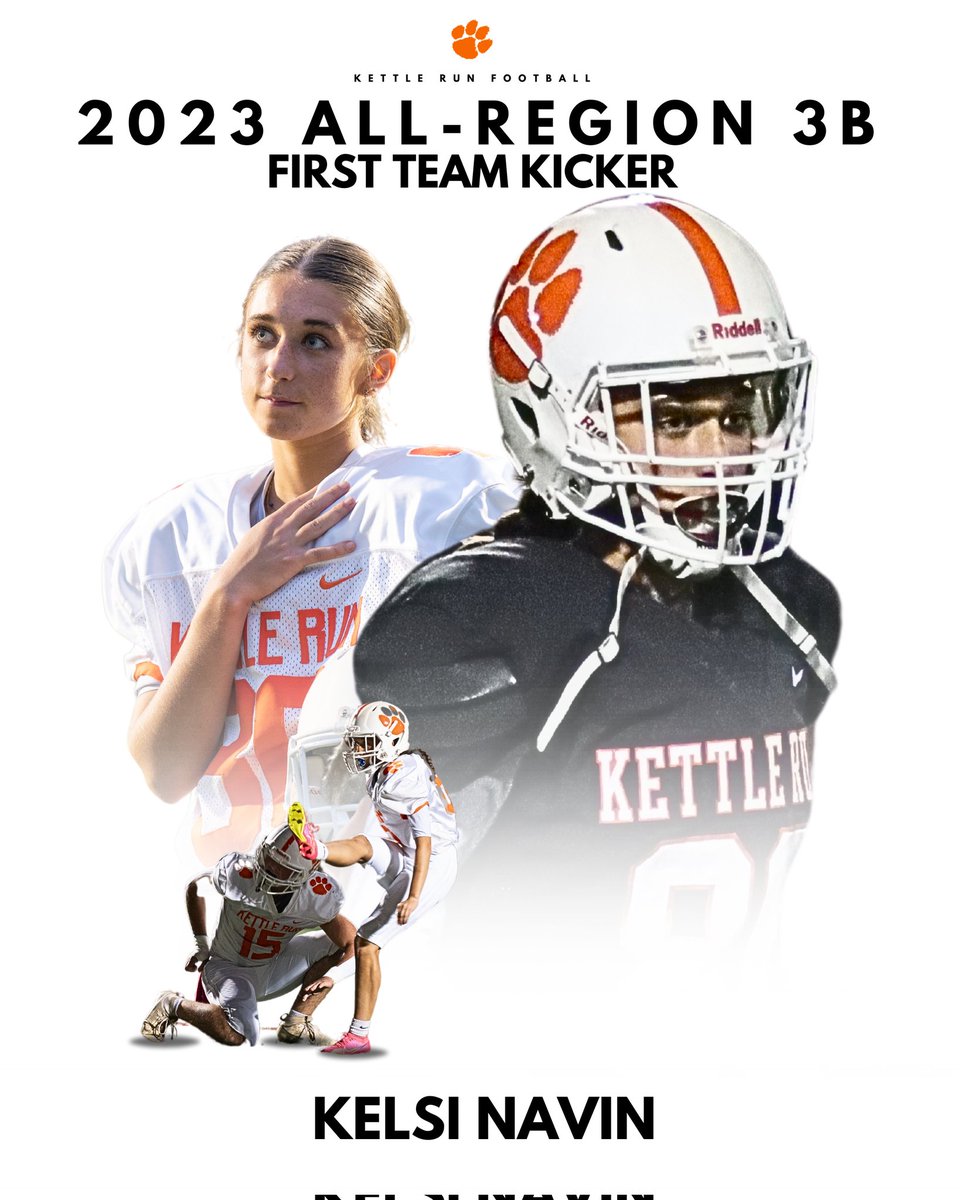 History made by <a href="/kelsirenee06/">Kelsi Navin</a> who is recognized as the 1st team All-Region kicker!

#RollCougs
#FindAWay