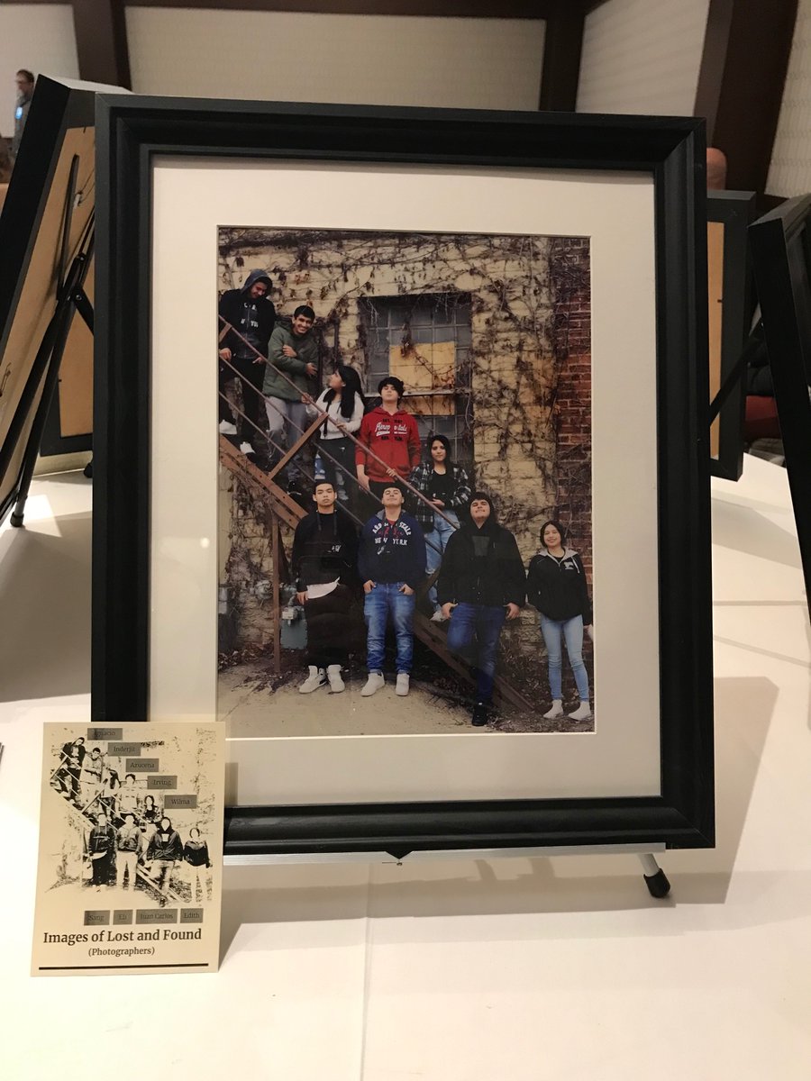 IL_Resource_Ctr's tweet photo. Thank you to Mark Poulterer of CHSD 94 in West Chicago for sharing works from this incredibly moving photography exhibit created by ESL &amp; immigrant students. It’s amazing the stories students will share when given the tools to do so. One of the highlights of #MultilingualIL23. https://t.co/2fJYrXNdaD