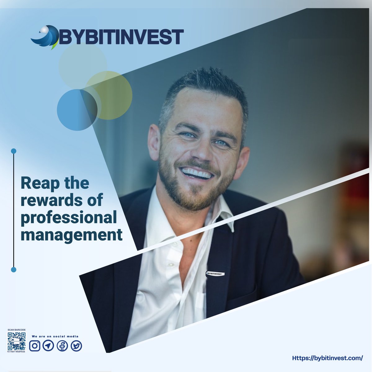 Unlock Profits with Expert Management.

#Finance #Investment #Opportunities  #GlobalProsperity #Bybitinvest #invest #Investment