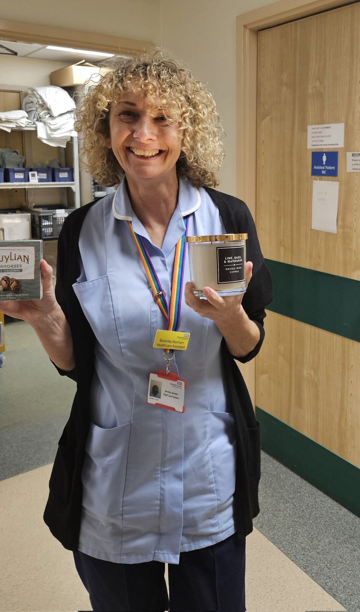 Bev was October training star. For achieving trust standard compliance of MAST 90% or above.  Fab!