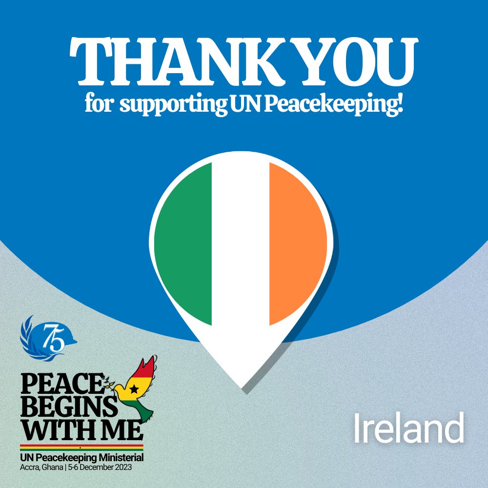 Ireland pledged additional troops to @UNIFIL_, training for @UNPOL + USD$249k to help design the digital mental health platform for uniformed personnel, $110k for addressing mis-disinformation & advancing #WomenPeaceSecurity respectively. #PKMinisterial