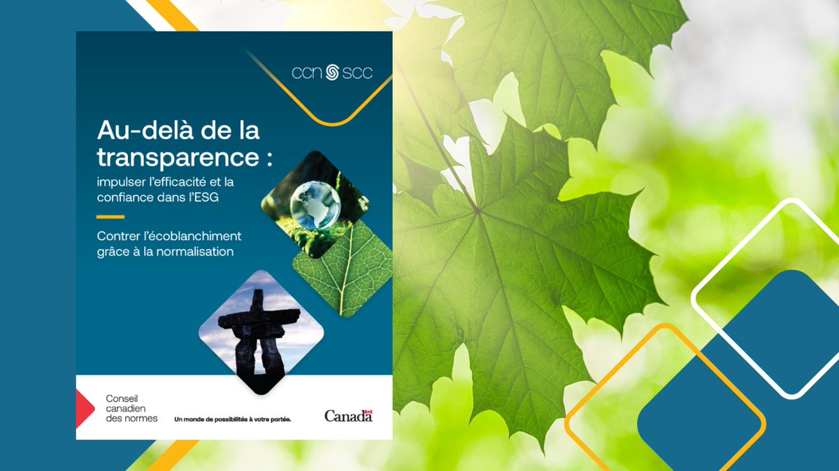 NormesCanada's tweet photo. Cette semaine, la #COP28 fait rayonner les façons dont les normes internationales peuvent enrayer l’« écoblanchiment ». Notre récent rapport sur l’ESG abonde dans le même sens. ➡️https://t.co/1Of2SluYqx https://t.co/TmOsJ4eU2Y